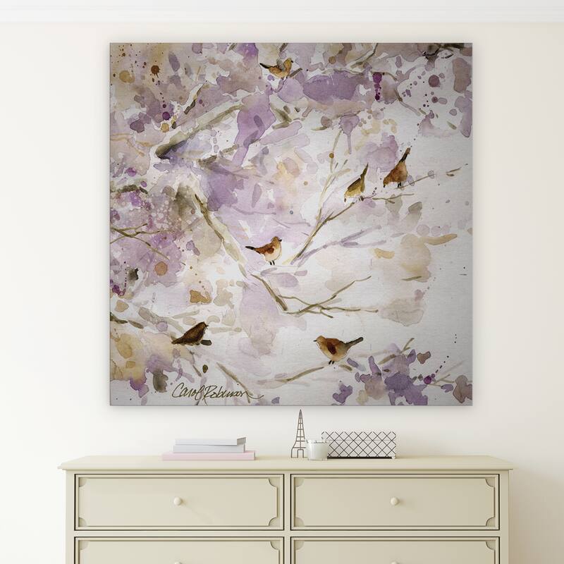 Wexford Home 'Lavender Spring I' Premium Gallery Wrapped Canvas with 4 Sizes Available