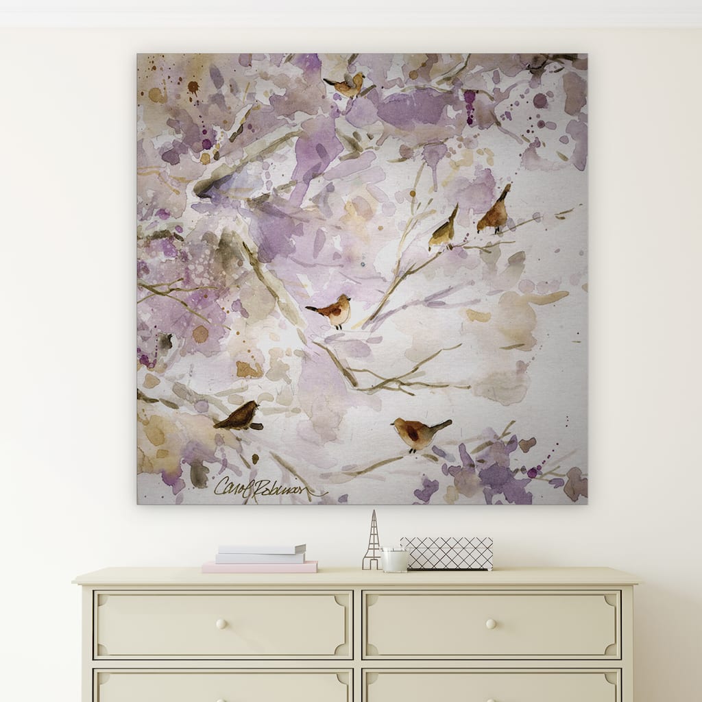 Wexford Home 'Lavender Spring I' Premium Gallery Wrapped Canvas with 4 Sizes Available