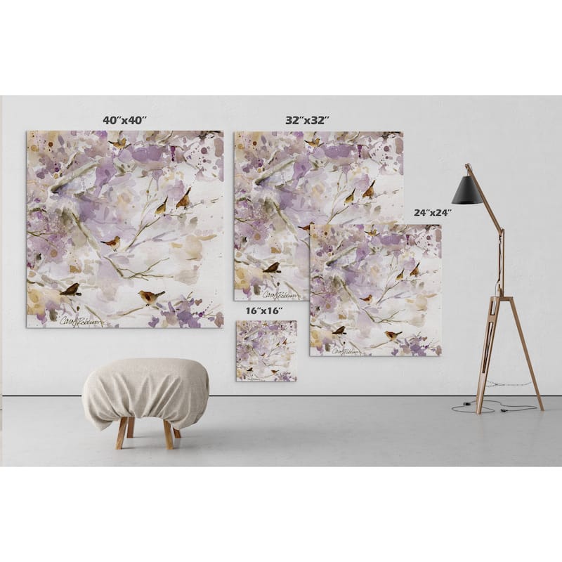 Wexford Home 'Lavender Spring I' Premium Gallery Wrapped Canvas with 4 Sizes Available