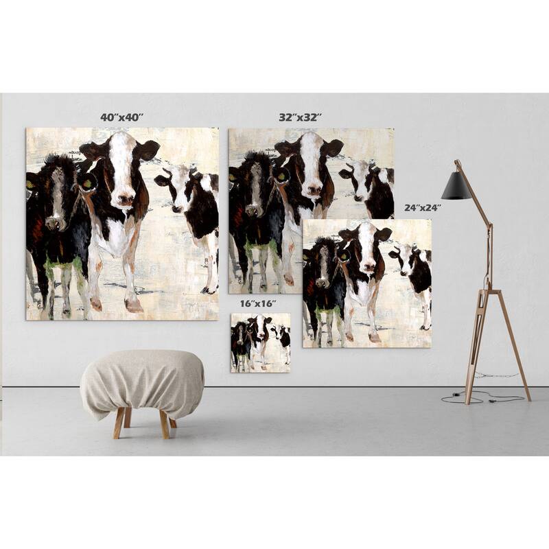 'Hangin' Out' Premium Gallery Wrapped Canvas Art