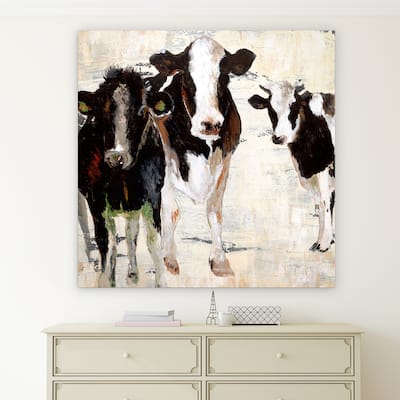 'Hangin' Out' Premium Gallery Wrapped Canvas Art