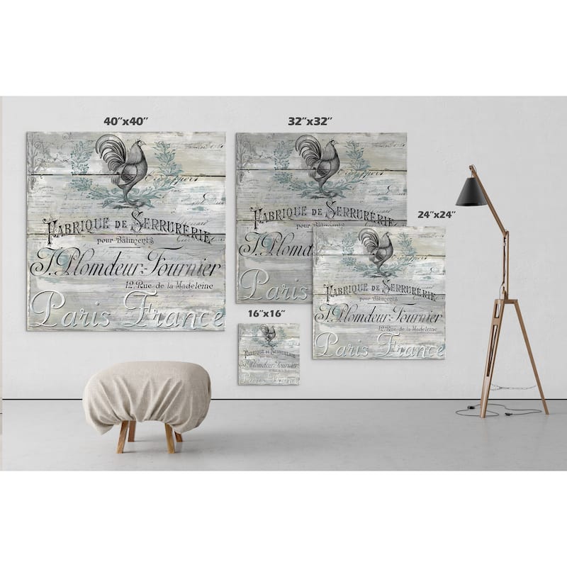 F Rosenstiels Widow and Son 'Signs of Paris I' Premium Gallery-wrapped Canvas Art