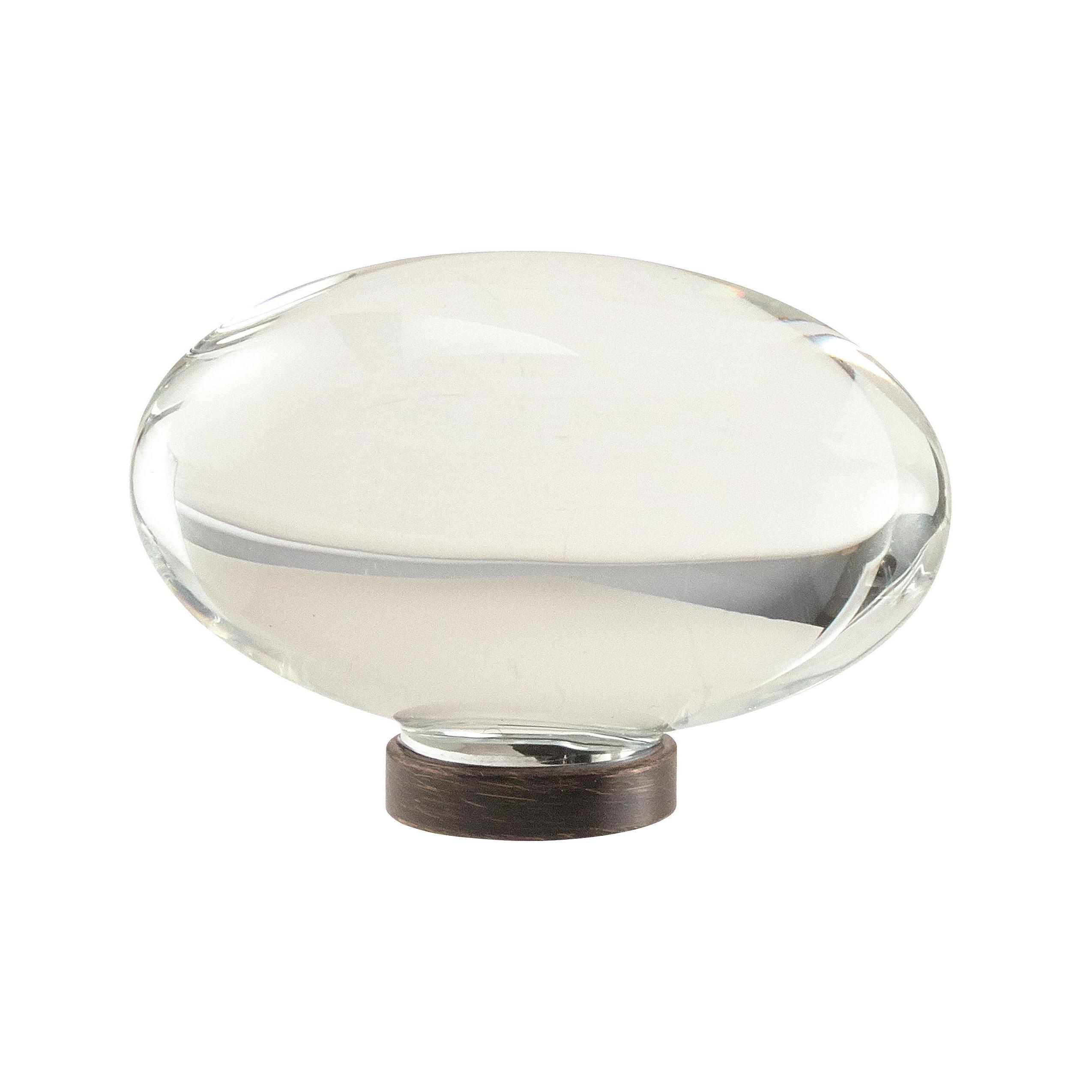 Shop Amerock Glacio 1 75 Inch 44 Millimeter Diameter Clear Crystal