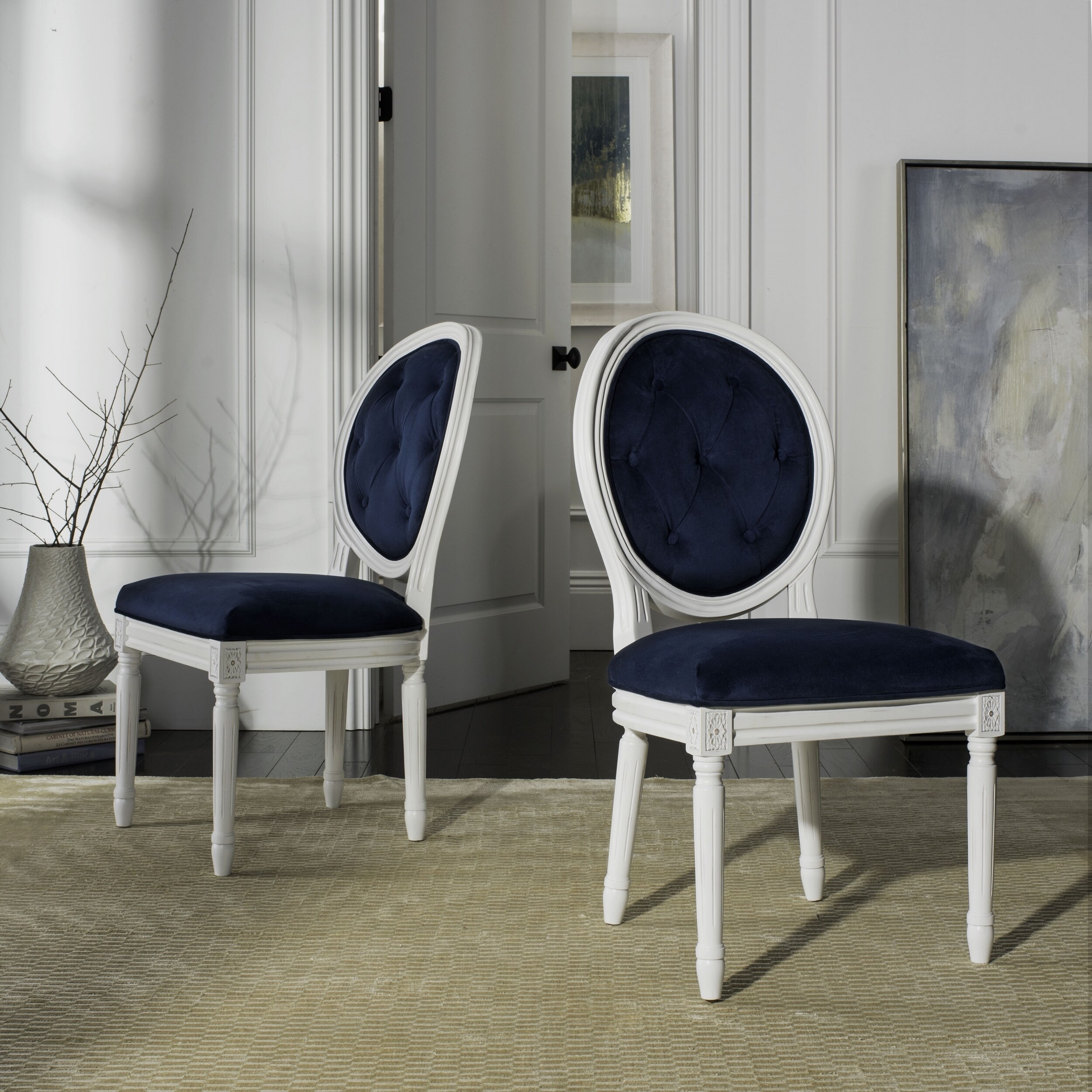 safavieh holloway oval side chair