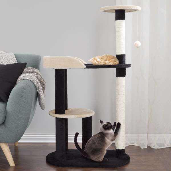 petmaker 3 tier cat tree with scratching pos