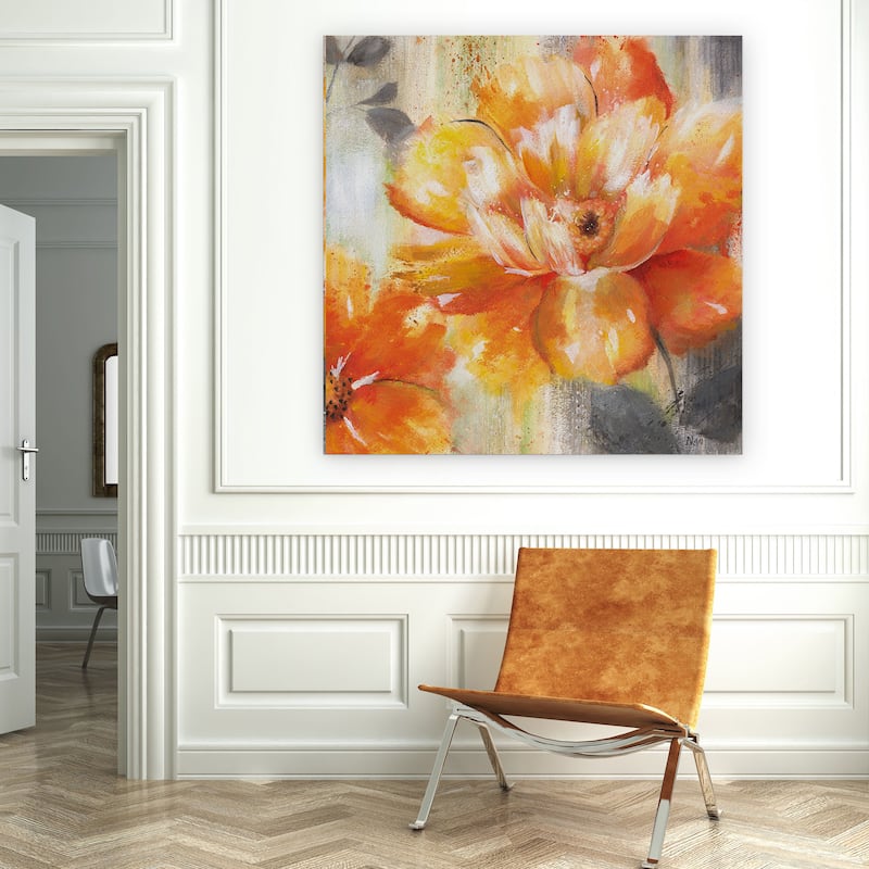 Wexford Home 'Orange Crush II' Premium Gallery Wrapped Canvas Art