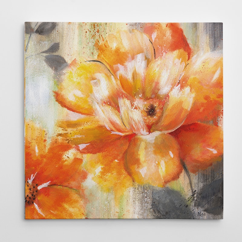 Wexford Home 'Orange Crush II' Premium Gallery Wrapped Canvas Art
