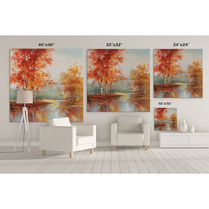 Wexford Home 'Autumn's Grace I' Premium Gallery Wrapped Canvas