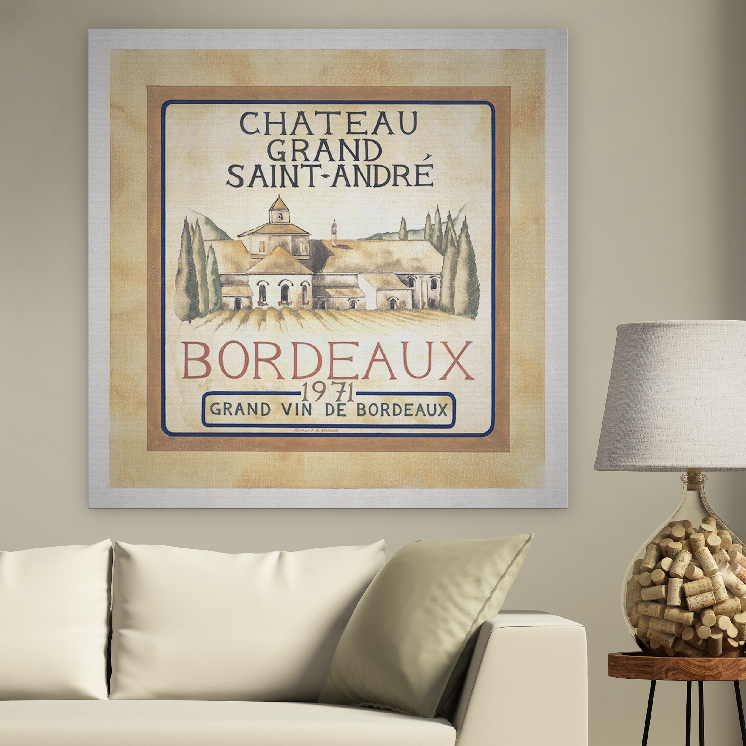 '1971' Canvas Premium Gallery-wrapped Wall Art