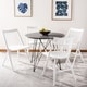 preview thumbnail 4 of 11, SAFAVIEH Dining 19-inch Wren White Spindle Dining Chair (Set of 2) - 21" x 21.9" x 33.7"
