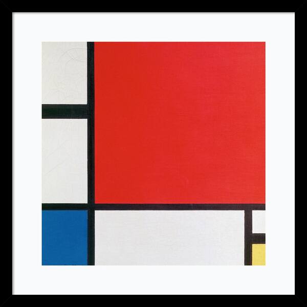 Framed Art Print 'Composition II in Red, Blue, and Yellow' by Piet ...