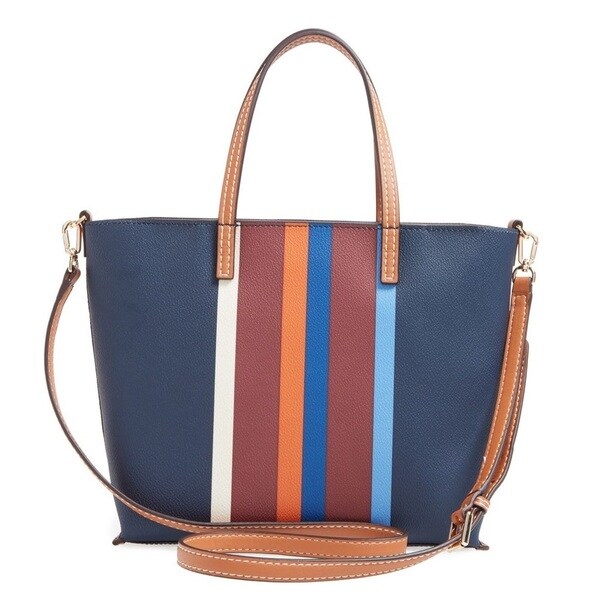 tory burch multi stripe bag