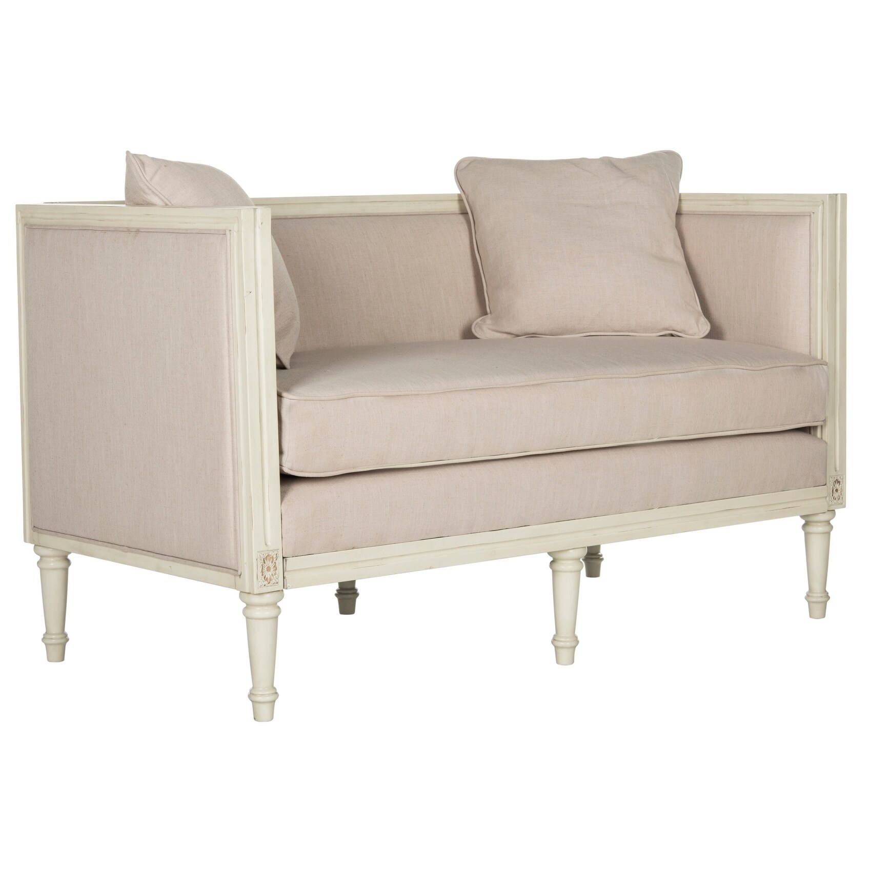 Safavieh Leandra Beige Antique Rustic French Country Antique Beige Rustic French Country