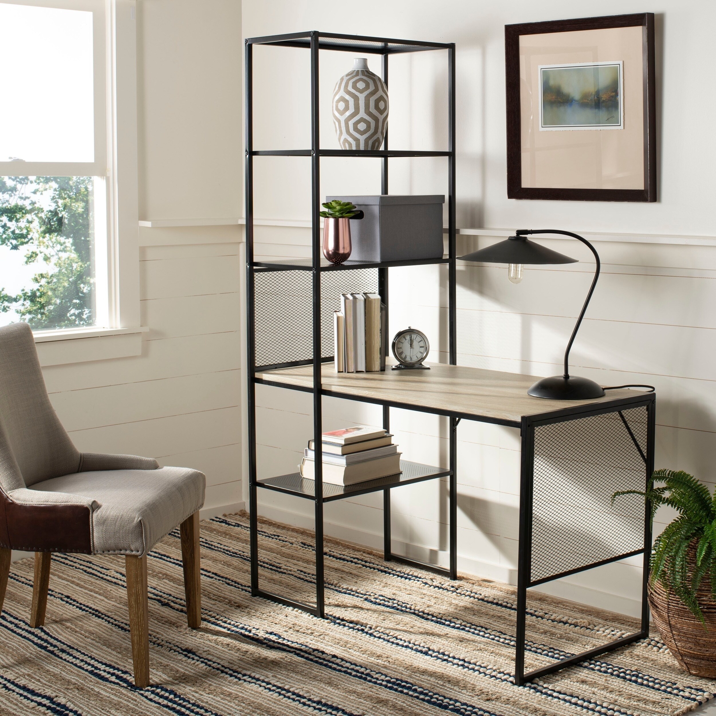 Safavieh Aba 46 W Black Corner Writing Desk Safavieh Aba 46 W Black Corner Writing Desk