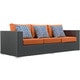 preview thumbnail 3 of 21, Sojourn 3-piece Outdoor Patio Sunbrella Sectional Set