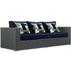 preview thumbnail 7 of 21, Sojourn 3-piece Outdoor Patio Sunbrella Sectional Set