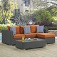 preview thumbnail 15 of 21, Sojourn 3-piece Outdoor Patio Sunbrella Sectional Set