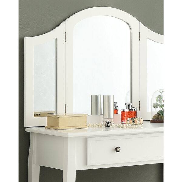 Sanhy White Wooden Vanity Make Up Table And Stool Set Sanhy White Wooden Vanity Make Up Table And Stool Set