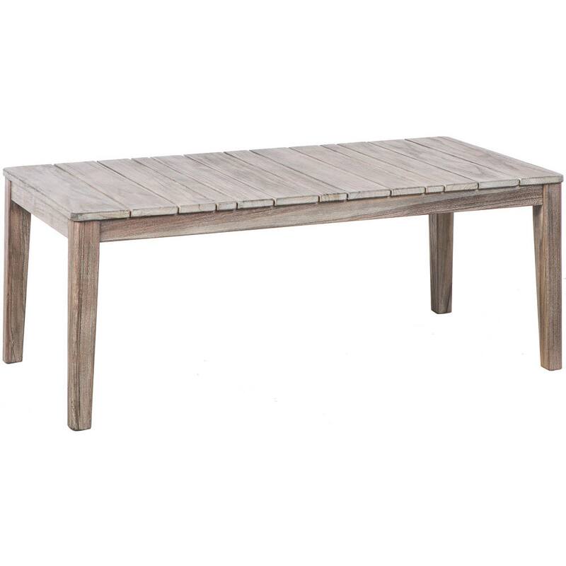 Cornwall Natural Wood Weather-resistant Coffee Table - Cornwall Coffee Table