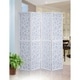 preview thumbnail 18 of 16, Roundhill Furniture Giyano 4-panel Screen Room Divider