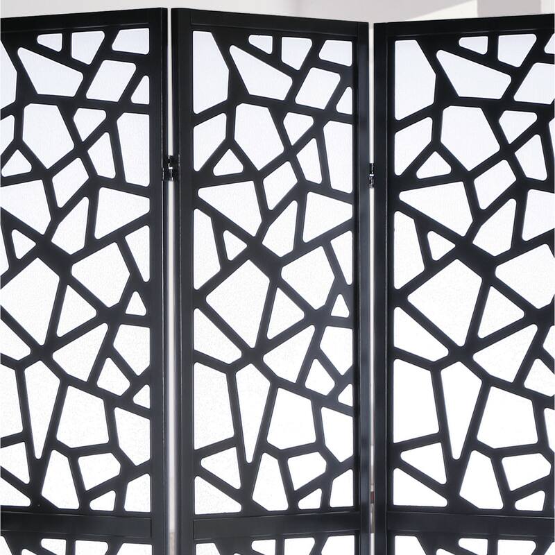 Roundhill Furniture Giyano 4-panel Screen Room Divider