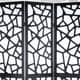 preview thumbnail 5 of 16, Roundhill Furniture Giyano 4-panel Screen Room Divider