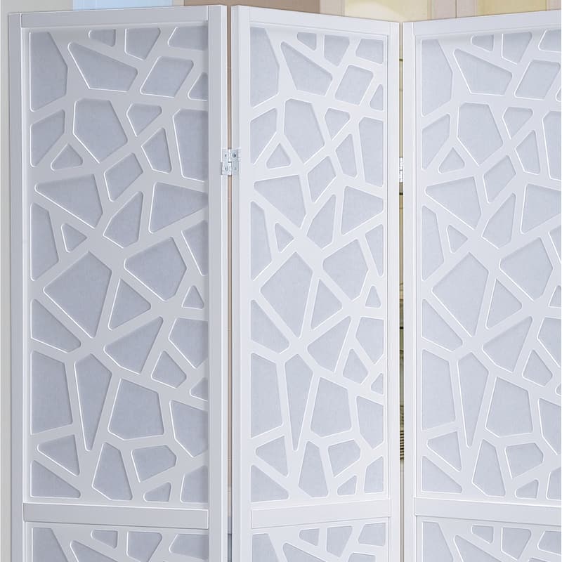 Roundhill Furniture Giyano 4-panel Screen Room Divider