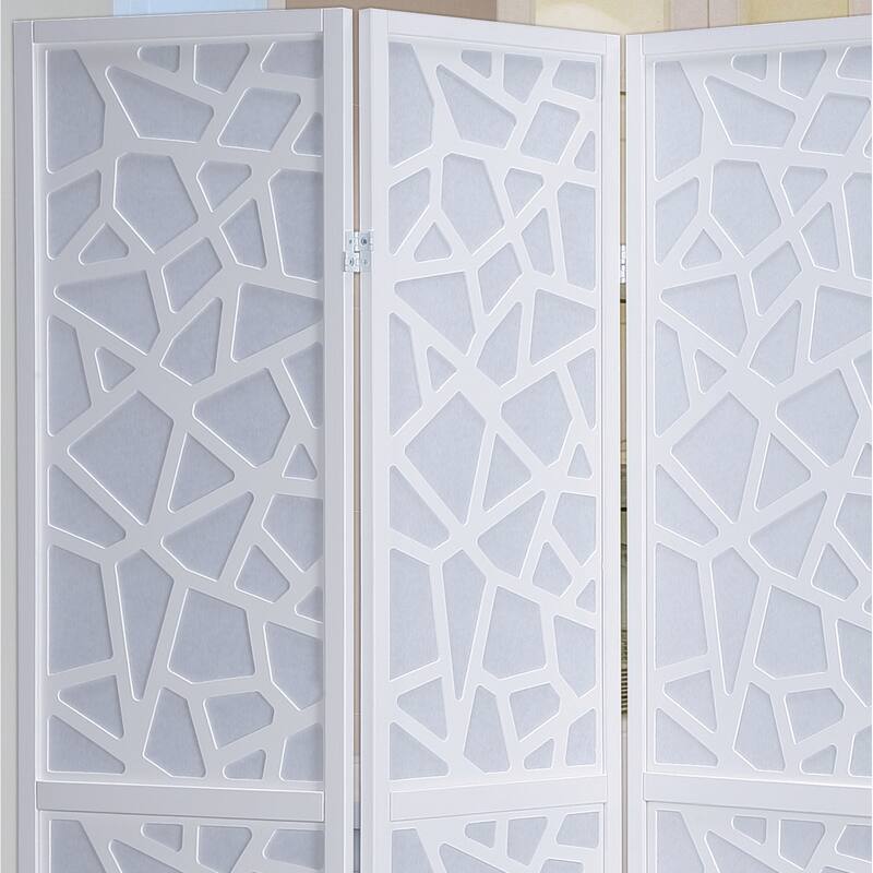 Roundhill Furniture Giyano 4-panel Screen Room Divider