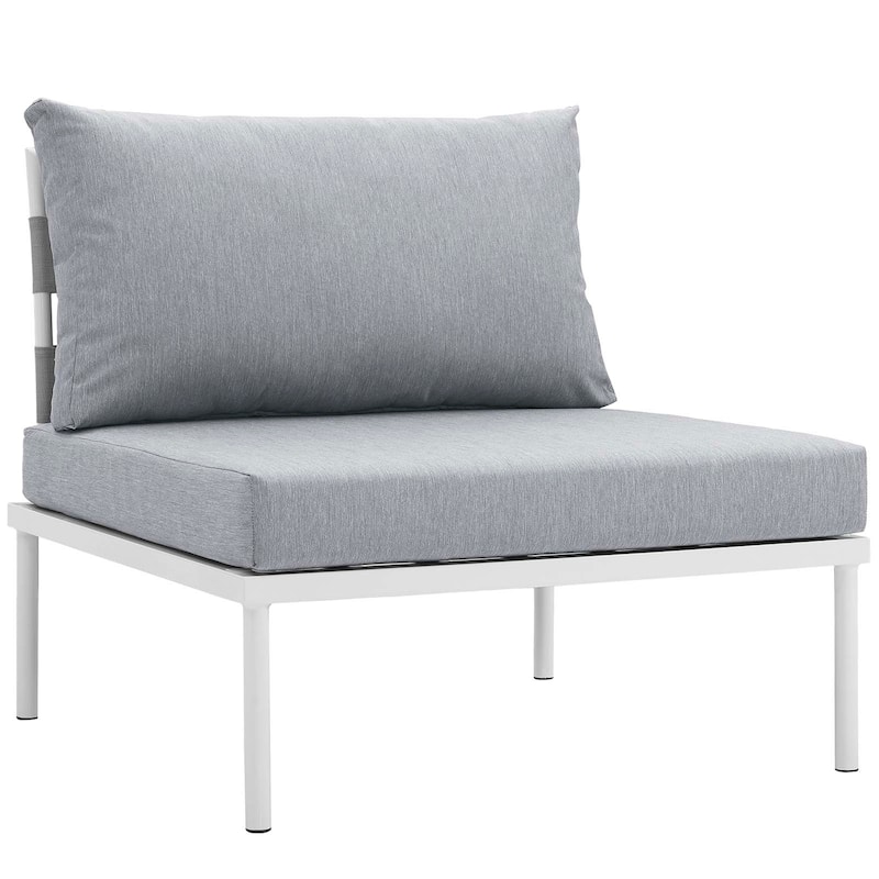 Harmony 8-piece Outdoor Patio Aluminum Sectional Sofa Set