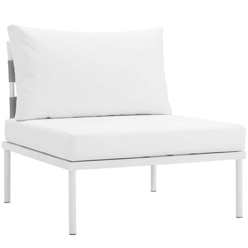 Harmony 8-piece Outdoor Patio Aluminum Sectional Sofa Set