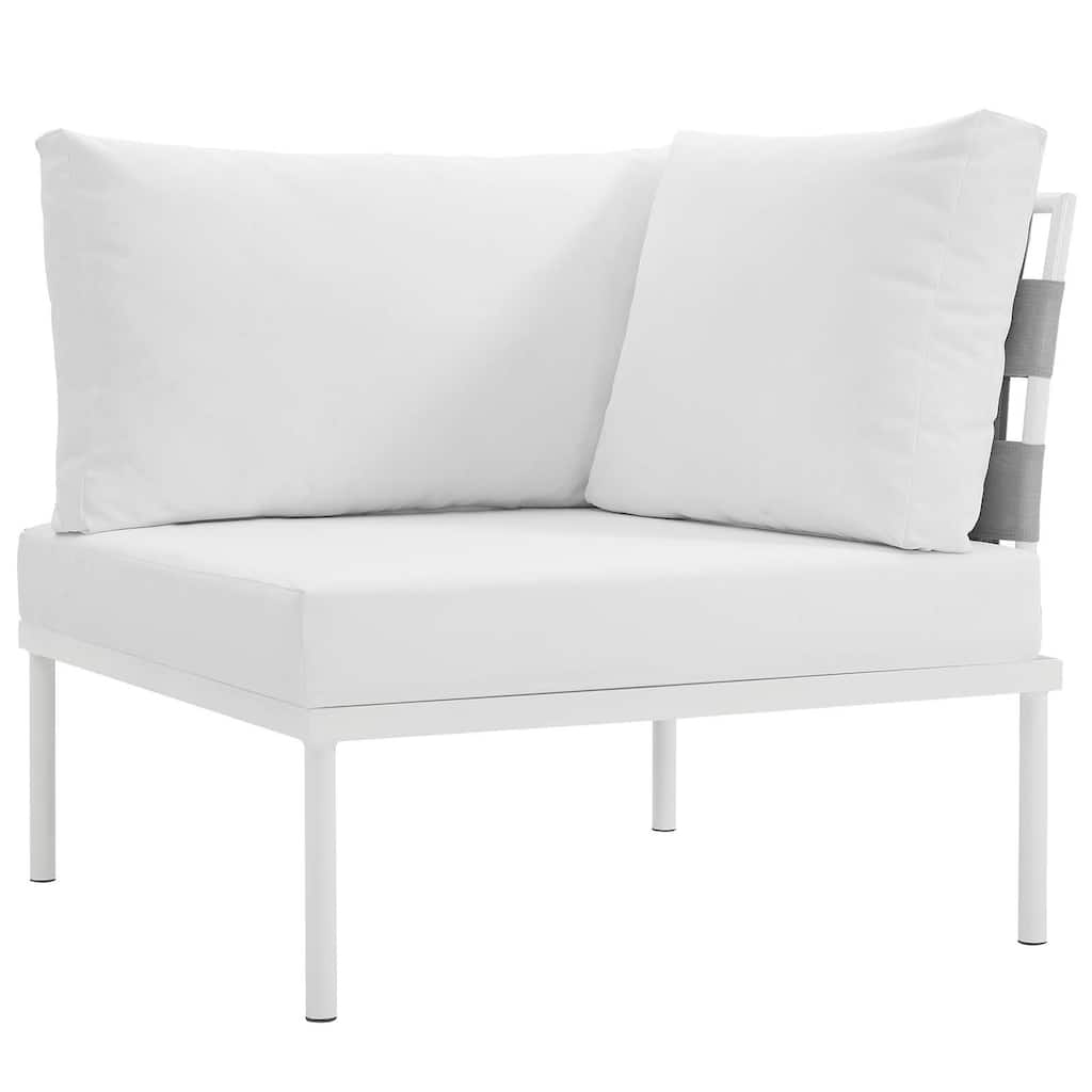 Harmony 8-piece Outdoor Patio Aluminum Sectional Sofa Set