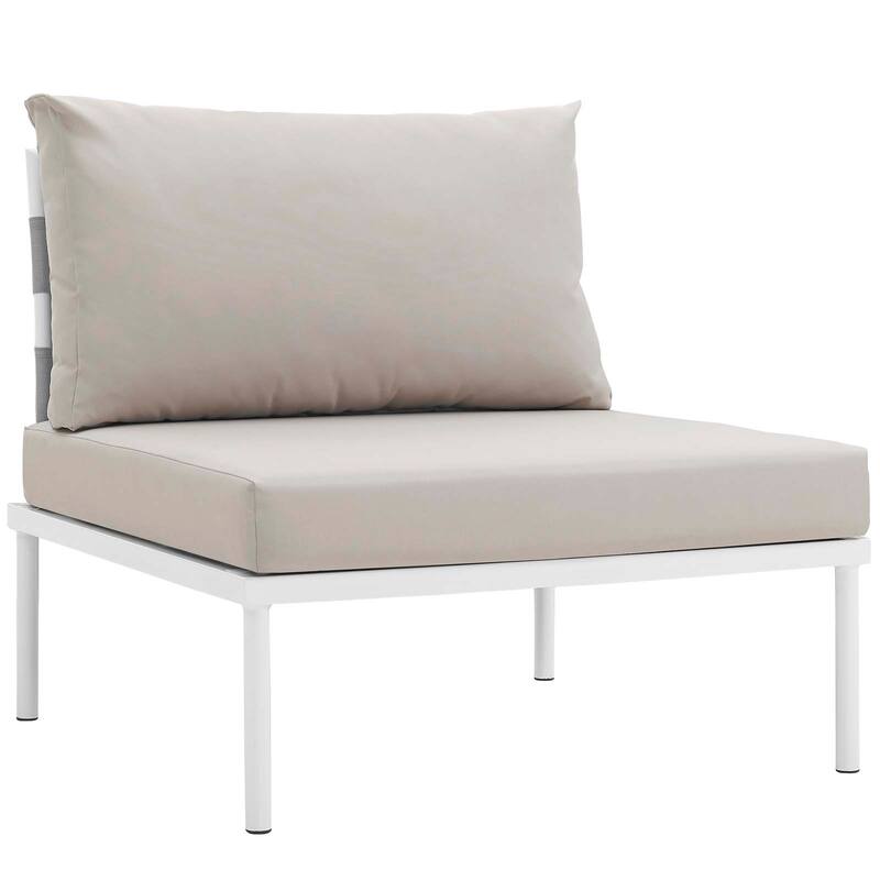 Harmony 8-piece Outdoor Patio Aluminum Sectional Sofa Set
