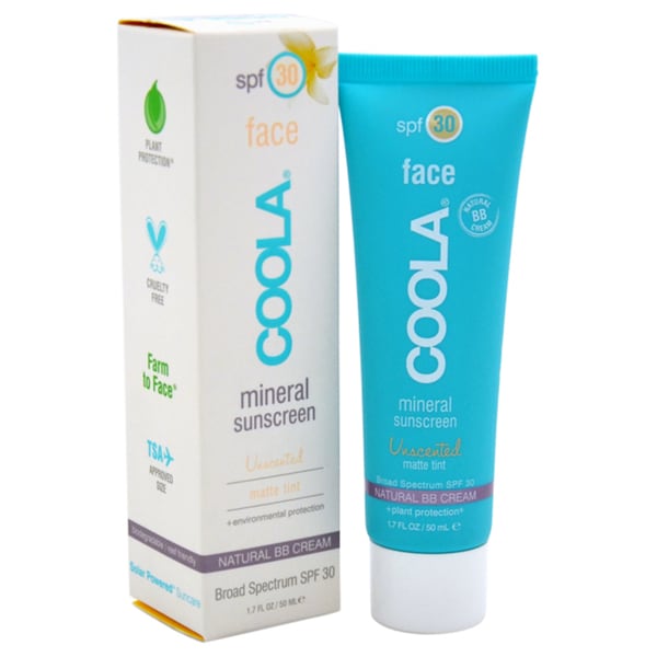 Coola 1.7-ounce Mineral Face Sunscreen Matte Tint SPF 30 Unscented