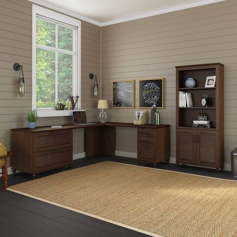 Kathy Ireland By Bush Home Office Furniture Find Great Kathy Ireland Office Volcano Dusk L Shaped Desk Suite