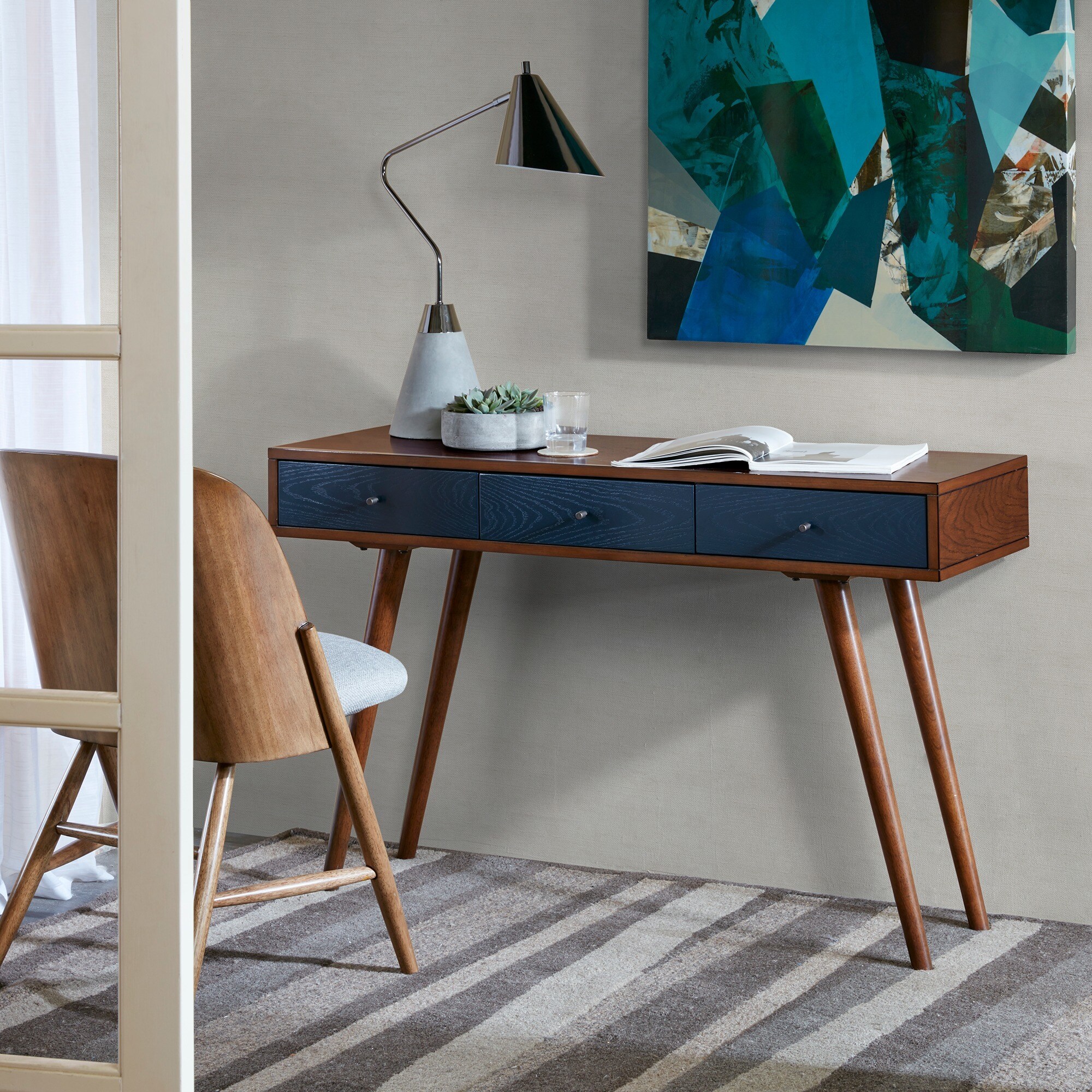 Madison Park Howard 3 Drawer Writing Desk Madison Park Howard 3 Drawer Writing Desk