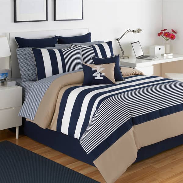 IZOD Classic Stripe 3-piece Comforter Set Twin XL Size(As Is Item) - Bed  Bath & Beyond - 14442130