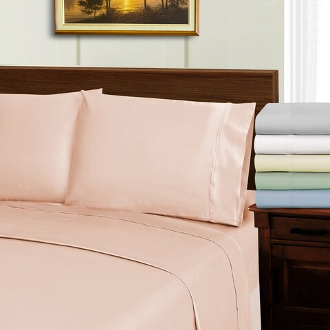 Miranda Haus 1000-Thread Count Tencel and Polyester Solid Pillowcase