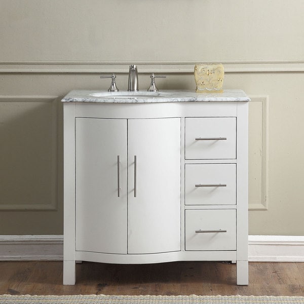 Silkroad Exclusive 36 Contemporary Bathroom Vanity Single Sink Silkroad Exclusive 36 Contemporary Bathroom Vanity Single Sink Cabinet