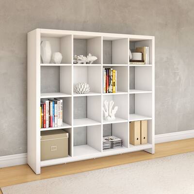 Office New York Skyline 16 Cube Room Divider Bookcase
