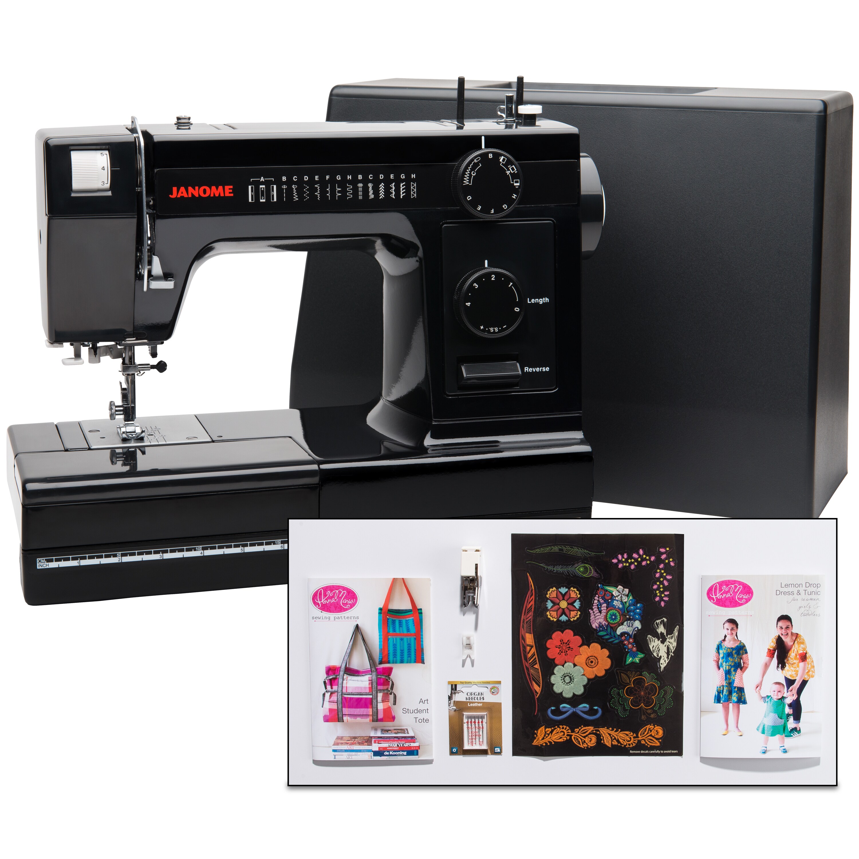 Janome Industrial-Grade Aluminum-Body HD1000 Black Edition Sewing