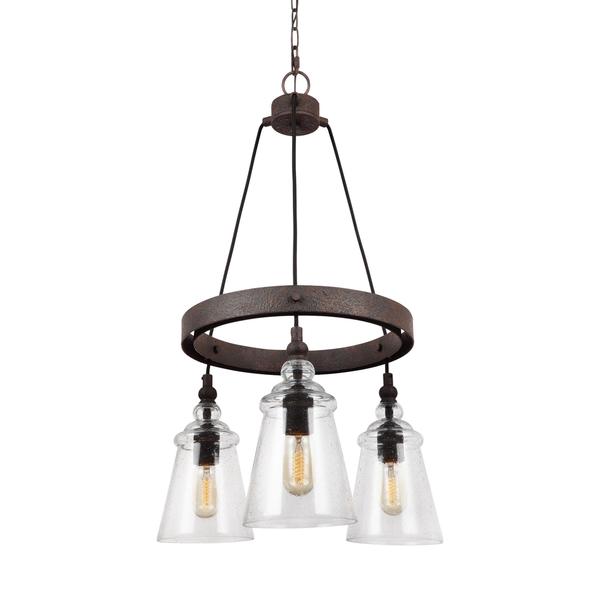 Feiss Loras 3 Light Dark Weathered Iron Chandelier Ships To Feiss Loras 3 Light Dark Weathered Iron Chandelier