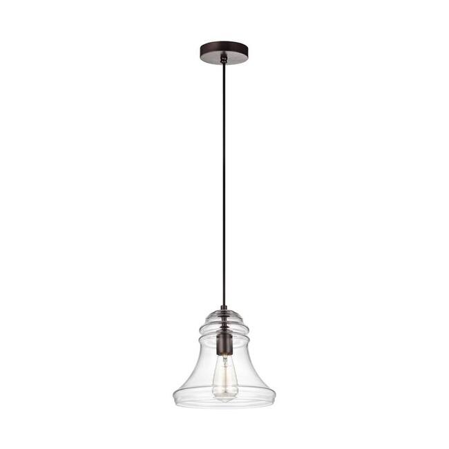 Doyle One Light Transitional Mini-Pendant in Oil Rubbed Bronze - 1 - Light Mini-Pendant