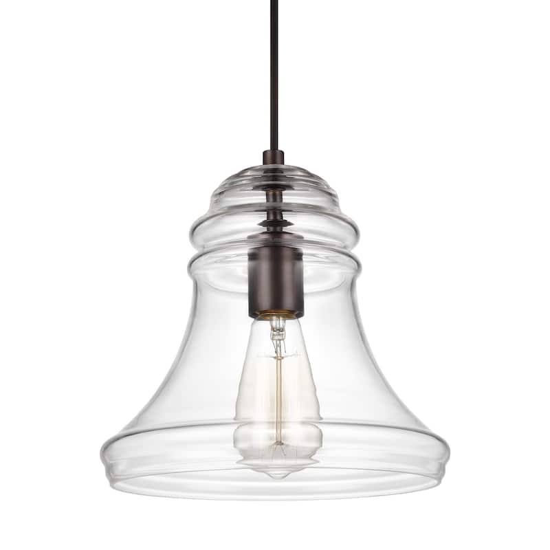 Doyle One Light Transitional Mini-Pendant in Oil Rubbed Bronze