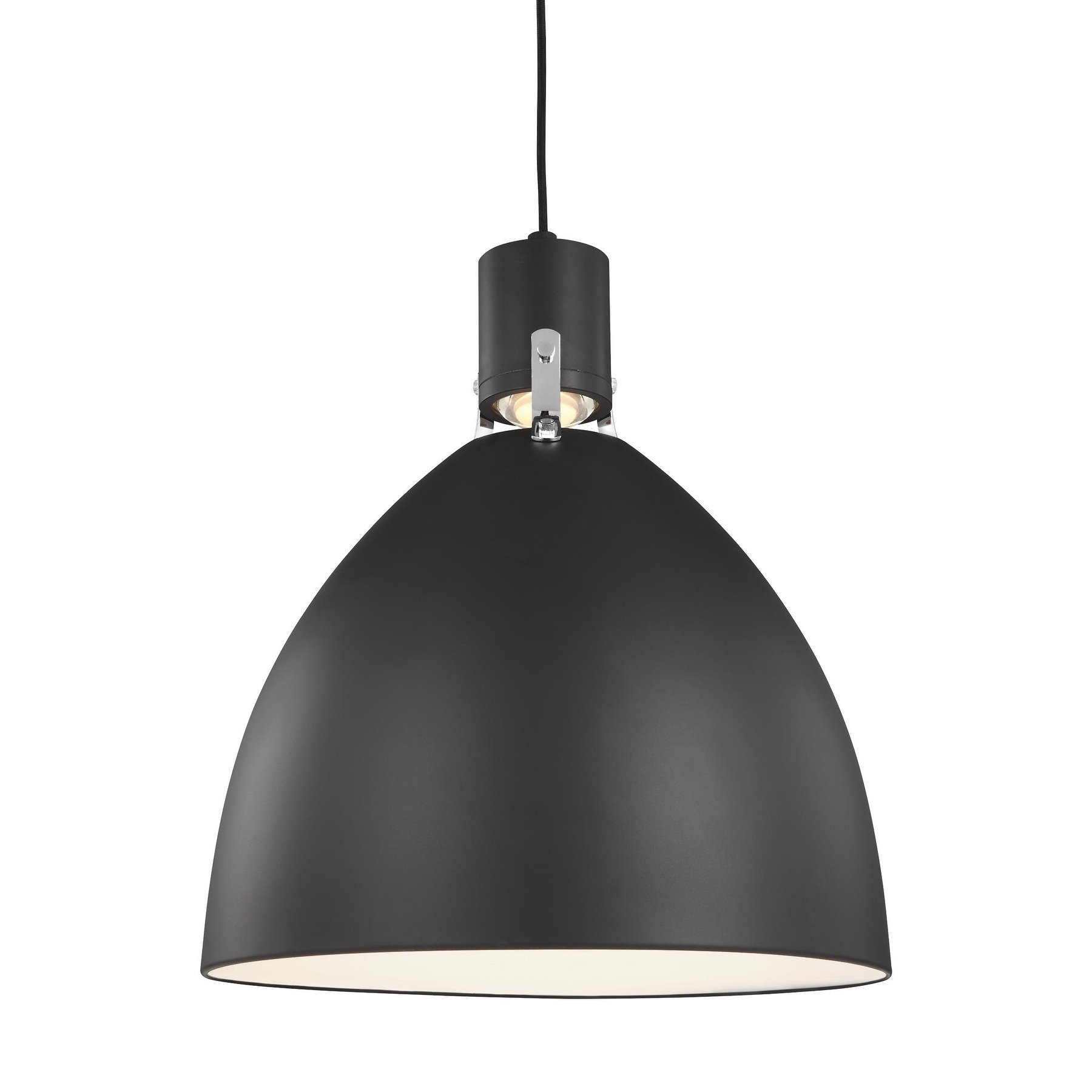Feiss Brynne 1 Light Matte Black Pendant 14443869 Feiss Brynne 1 Light Matte Black