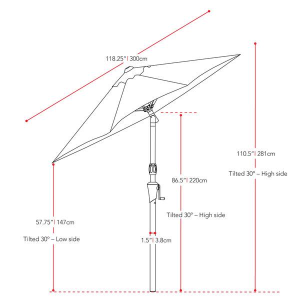 Shop Havenside Home North Bend Uv And Wind Resistant Tilting Patio