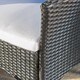 preview thumbnail 15 of 22, Malta 2-piece Outdoor Wicker Loveseat Set by Christopher Knight Home