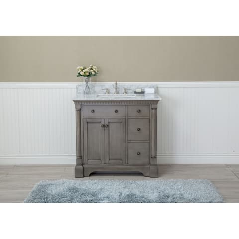 Antique Bathroom Furniture Find Great Furniture Deals Shopping At Stella 37-inch Double Bathroom Vanity Set, Antique Grey - Antique Bathroom Furniture Find Great Furniture Deals Shopping At