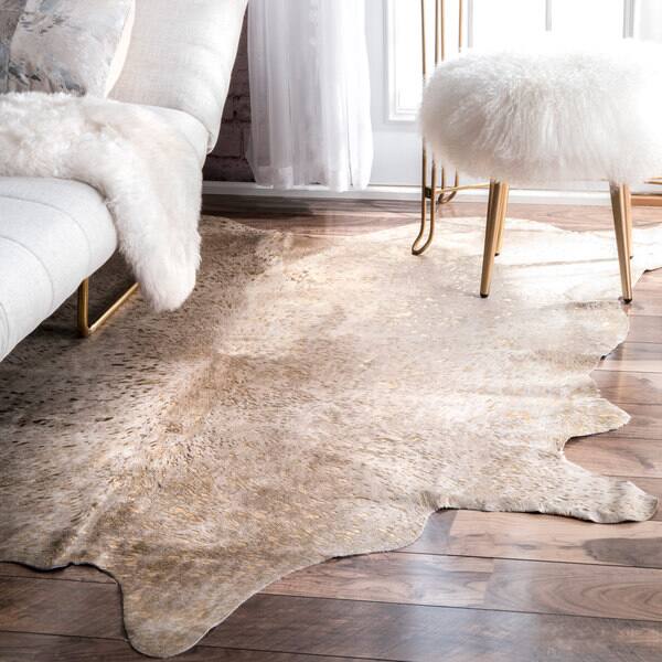 Shop Nuloom Handmade Brazilian Devour Cowhide Area Rug On Sale