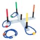 preview thumbnail 1 of 2, Hey! Play! Rope Ring Toss Game - Multicolor - 16.25 x 16.25 x 8.5