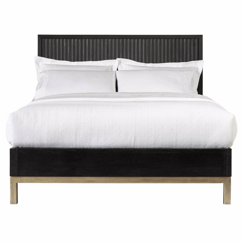 Kentfield Platform Bed in Transparent Black Mahogany